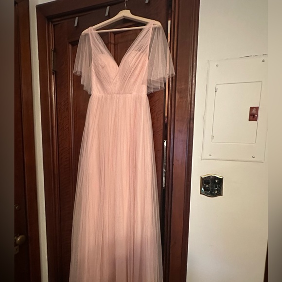 Thea Tulle Dress in Petal Pink - Revelry - Picture 1 of 6
